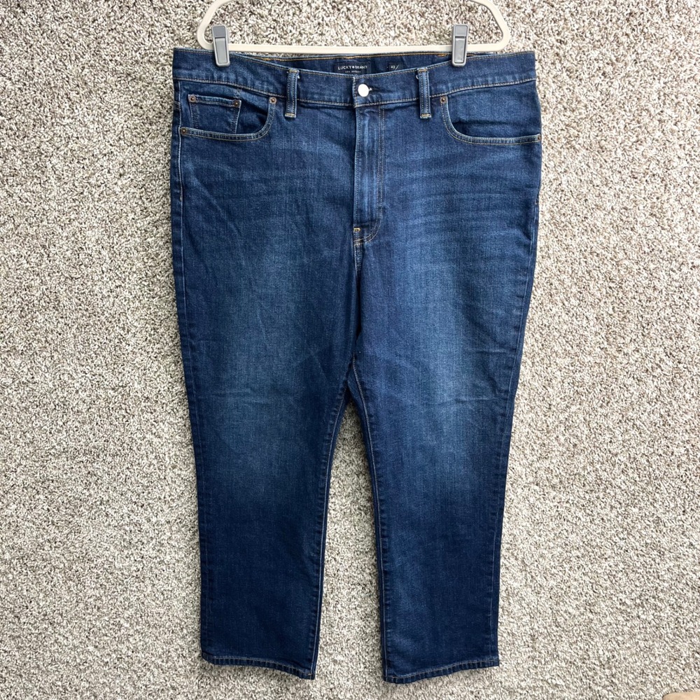 Lucky Brand Jeans Men's 42x30 Blue Athletic Fit Stretch Denim